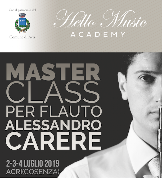 Masterclass Alessandro Carere