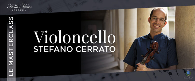 Tutto pronto per la Masterclass di Violoncello con Stefano Cerrato