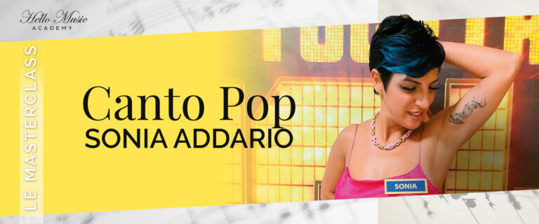 Masterclass di Canto Pop con Sonia Addario