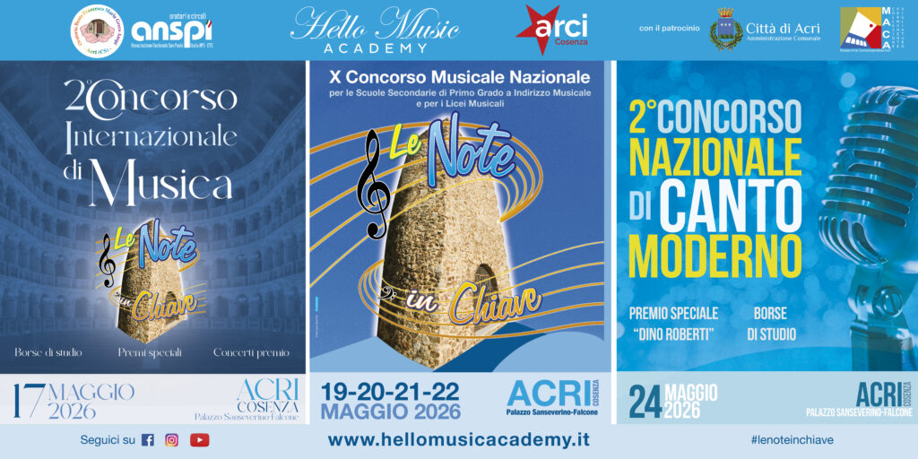 Via alla X edizione del concorso musicale “Le Note In Chiave”