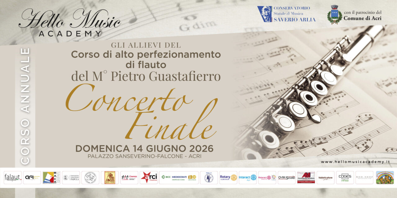 Pietro Guastafierro e i suoi allievi in concerto per la Hello Music Academy